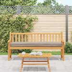 vidaXL Coussins de Palette pour Banc 2 Pièces Taupe 200x40x8 cm Tissu Oxford