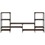 vidaXL Meuble TV chêne marron 206 5x28 5x95 cm bois d'ingénierie