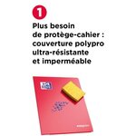 OXFORD Cahier Easybook agrafé - 17 x 22 cm - 96p seyes - 90g - Rose