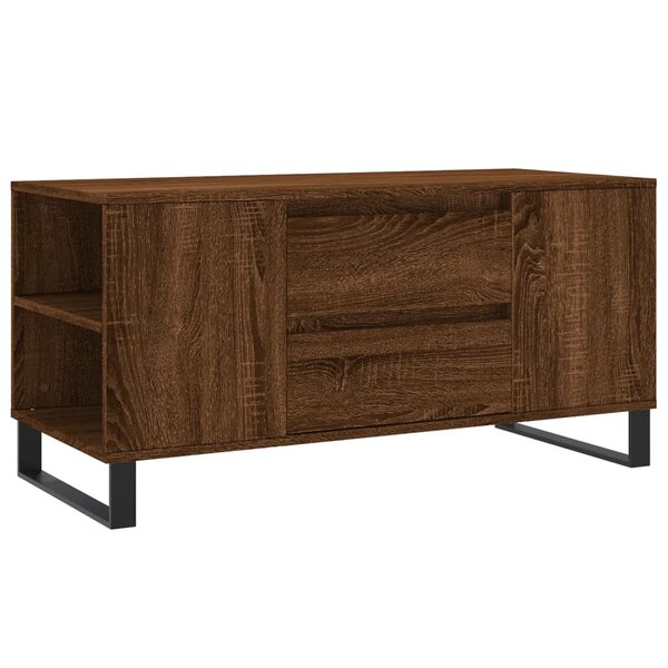 vidaXL Table basse chêne marron 102x44 5x50 cm bois d'ingénierie