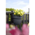 Pot de fleurs Small - Anthracite - Balcon extérieur - 24.1 x 20.5 x 26.5 cm