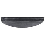 vidaXL Tapis d'escalier auto-adhésifs 10 Pièces anthracite 65x22 5x3 5 cm