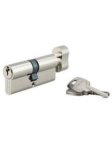 THIRARD - Cylindre de serrure à bouton STD  anti-arrachement  35Bx35mm  nickelé  3 clésThirard