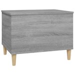 vidaXL Table basse Sonoma gris 60x44 5x45 cm Bois d'ingénierie