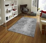 Tapis de salon FISUN 160 x 230 cm - Gris