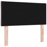 Tête de lit vidaXL Design en Blocs de Diamant Marron Foncé 90 cm en Tissu
