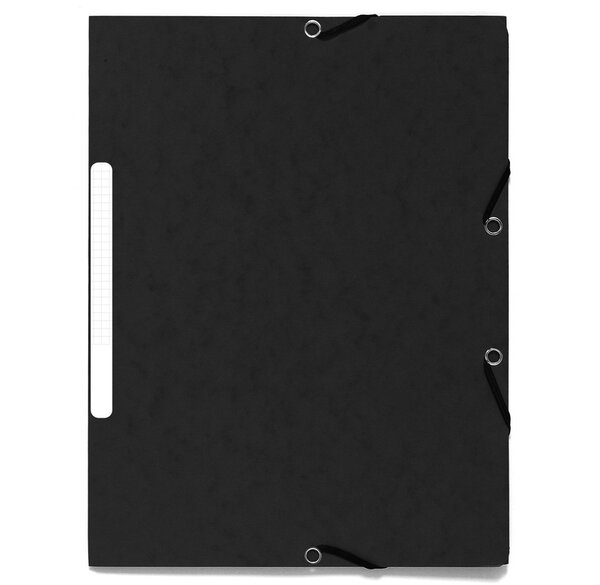Chem.c.recy.3rab.élast.+étiq.24x32 Noir