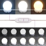 vidaXL Coiffeuse avec LED sonoma gris 80x41x134 5 cm