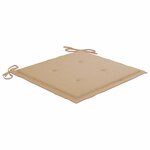 vidaXL Chaises à manger d'extérieur lot de 8 et coussins Acacia massif