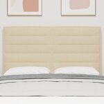 vidaXL Tête de Lit Ligne Design Crème 72 cm Tissu