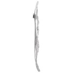 vidaXL Ailes Argent 91x31x5 cm Aluminium