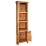 vidaXL Meuble de salle de bain autoportant Bois pin massif 48x32x170cm
