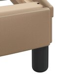 vidaXL Cadre de lit avec tête de lit Cappuccino 80x200 cm Similicuir