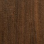 vidaXL Banc de rangement chêne marron 82x42x46 cm bois d'ingénierie
