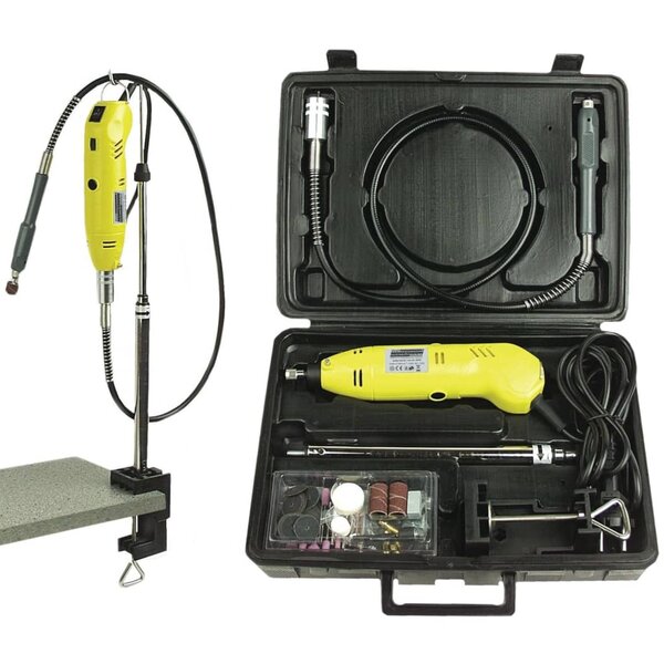 Brüder Mannesmann Kit d'outils électriques de bricolage 80 Pièces 130 W