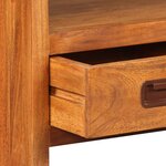 vidaXL Meuble TV Bois d'acacia solide 90 x 30 x 55 cm