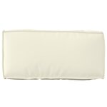 vidaXL Ensemble de coussins de palette en 2 pièces crème en tissu Oxford