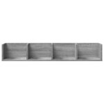 vidaXL Armoire murale sonoma gris 99x18x16 5 cm bois d'ingénierie