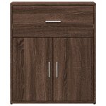vidaXL Buffet chêne marron 60x31x70 cm bois d'ingénierie
