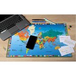 Sous-main Rigide Pvc Monde - 37 5x57 5 Cm - Visuel - X 10 - Exacompta