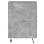 vidaXL Bureau gris béton 140x50x75 cm bois d'ingénierie