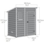 Keter Abri de jardin Manor Pent 64 gris