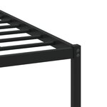 vidaXL Cadre de lit en métal sans matelas chêne sonoma 75x190 cm