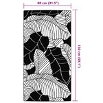 vidaXL Tapis d'extérieur vert 80x150 cm PP