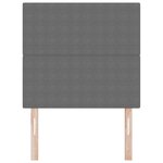 Tête de lit LED vidaXL Grise 90 cm en velours côtelé
