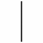 vidaXL Tête de lit métal noir 180 cm