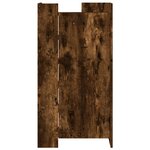 vidaXL Armoire à chaussures chêne fumé 52x37 5x100cm bois d'ingénierie