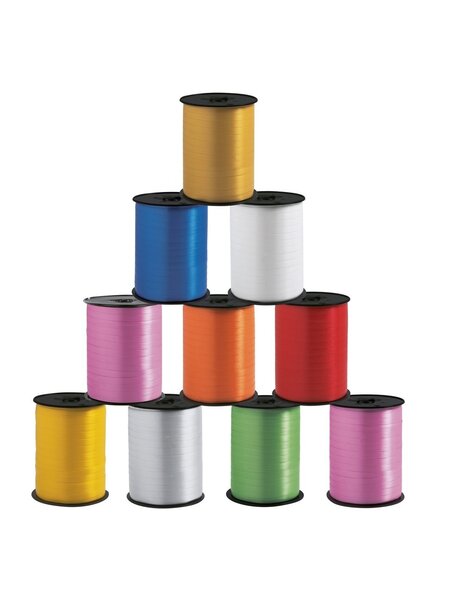 (1 lot  de 4 bolducs) bolduc satiné bleu 7mmx500m