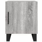 vidaXL Tables de chevet 2 Pièces sonoma gris 40x40x50cm bois d'ingénierie