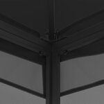 vidaXL Tonnelle avec moustiquaire 300x400x265 cm Anthracite