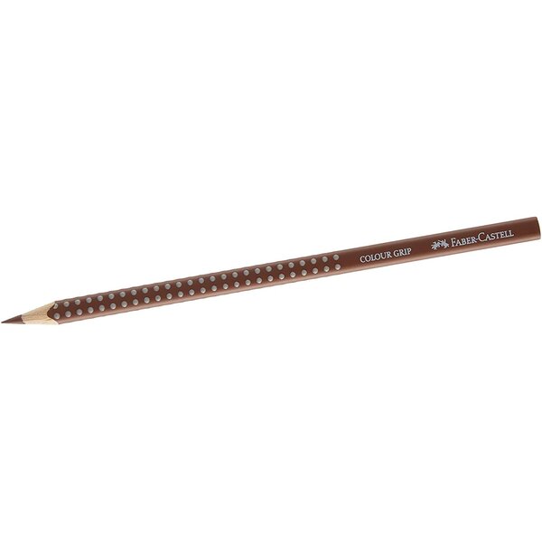 Crayon de couleur colour grip  terr de sienne faber-castell