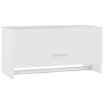 vidaXL Garde-robe blanc 70x32 5x35 cm bois d'ingénierie