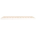vidaXL Cadre de lit Blanc 90x200 cm Bois de pin massif