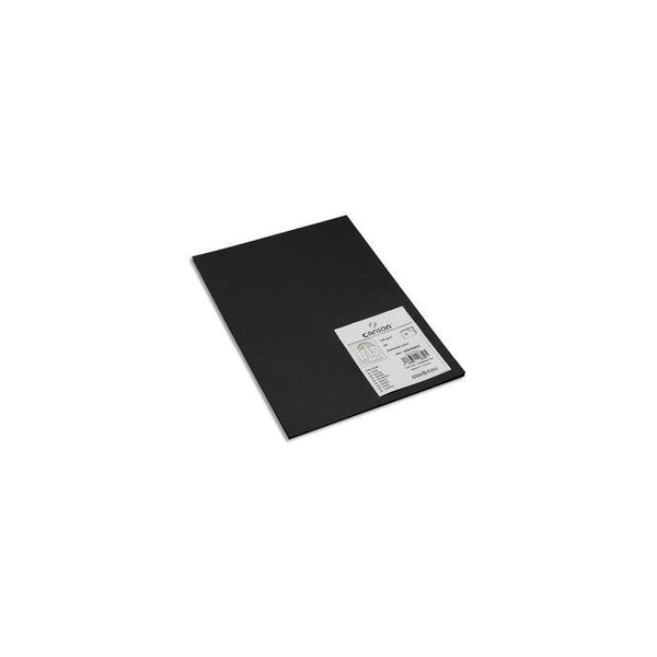 Paquet de 15 feuilles papier dessin 21x29,7 CANIRIS VIVALDI 185g. noir CANSON