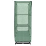 vidaXL Jardinière surélevée avec housse aspect rotin 120x40x123 cm