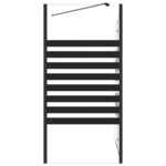 vidaXL Cabine de douche à rayures 120x68x130 cm Verre trempé