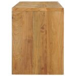 vidaXL Meuble TV 100x35x45 cm Bois de teck massif
