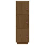 vidaXL Buffet haut Marron miel 34x40x108 5 cm Bois massif de pin