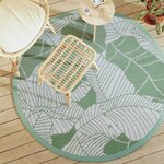vidaXL Tapis d'extérieur vert Ø160 cm PP
