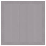 vidaXL Ensemble de salle à manger de jardin 5 pièces avec coussins gris clair en poly rotin