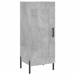 vidaXL Buffet haut Gris béton 34 5x34x180 cm Bois d'ingénierie