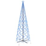 vidaXL Arbre de Noël cône 1400 LED Bleues 160x500 cm