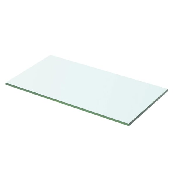 vidaXL Panneau pour étagère Verre transparent 50 x 20 cm