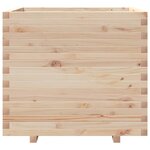 vidaXL Jardinière 80x80x72 cm bois de pin massif