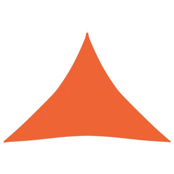 vidaXL Voile d'ombrage 160 g/m² Orange 3x3x3 m PEHD
