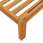 vidaXL Salon palette de jardin avec coussins 4Pièces bois d'acacia massif